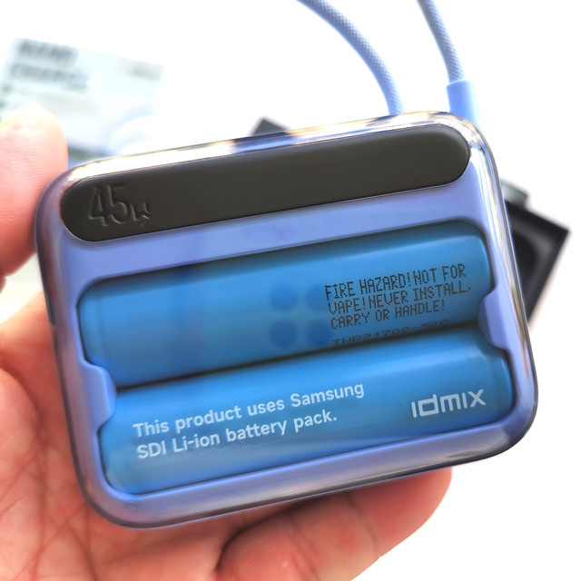 充电宝新标杆 idmix磁吸无线充PD45W快充，一“宝”通吃苹果华为小米三星